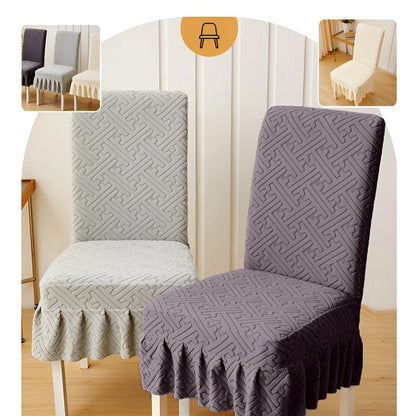 LuxuraSoft™ Stoelhoezen Eetkamer – Set van 4 | Elegant & Beschermend