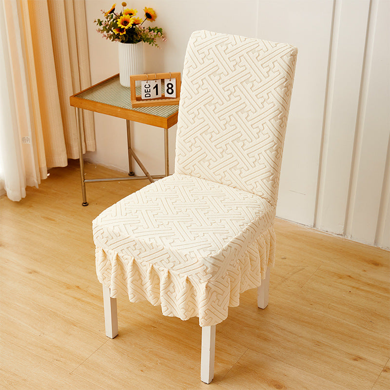 LuxuraSoft™ Stoelhoezen Eetkamer – Set van 4 | Elegant & Beschermend