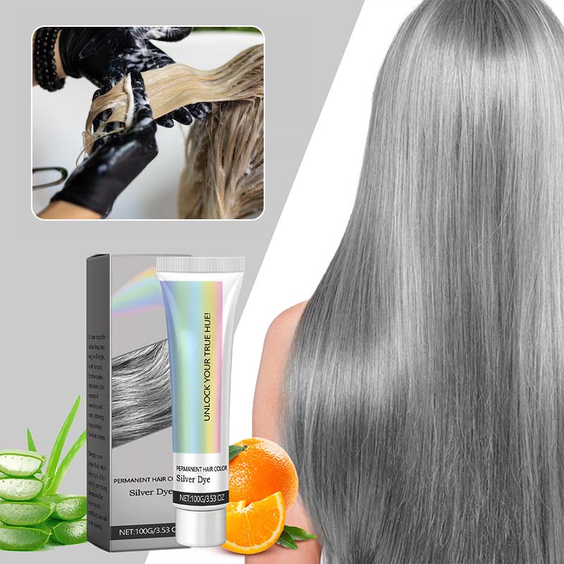SilverLuxe™ Zilveren Haarverf zonder Ammoniak – Intensieve Glans [1+1 Gratis]