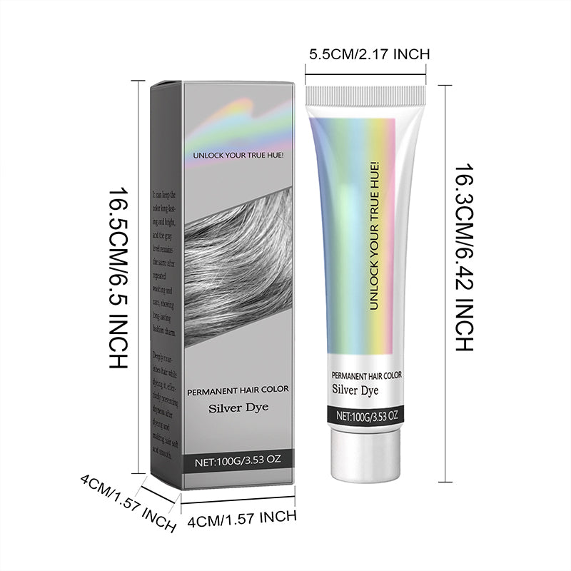 SilverLuxe™ Zilveren Haarverf zonder Ammoniak – Intensieve Glans [1+1 Gratis]