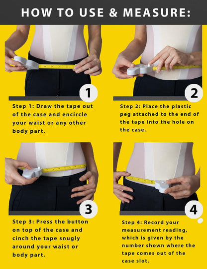SnapTape™ Meetlint – Nauwkeurig Lichaamsmaten Opmeten voor Fitness & Mode