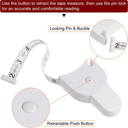 SnapTape™ Meetlint – Nauwkeurig Lichaamsmaten Opmeten voor Fitness & Mode