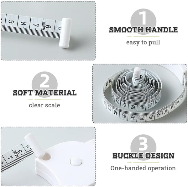 SnapTape™ Meetlint – Nauwkeurig Lichaamsmaten Opmeten voor Fitness & Mode
