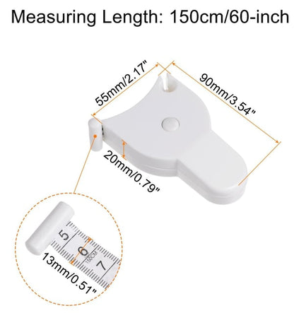 SnapTape™ Meetlint – Nauwkeurig Lichaamsmaten Opmeten voor Fitness & Mode