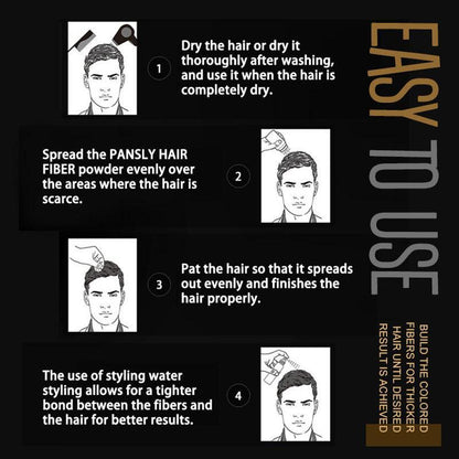 ThickLocks™ - Haarvezelpoeder voor direct volume en volheid [50% Korting]