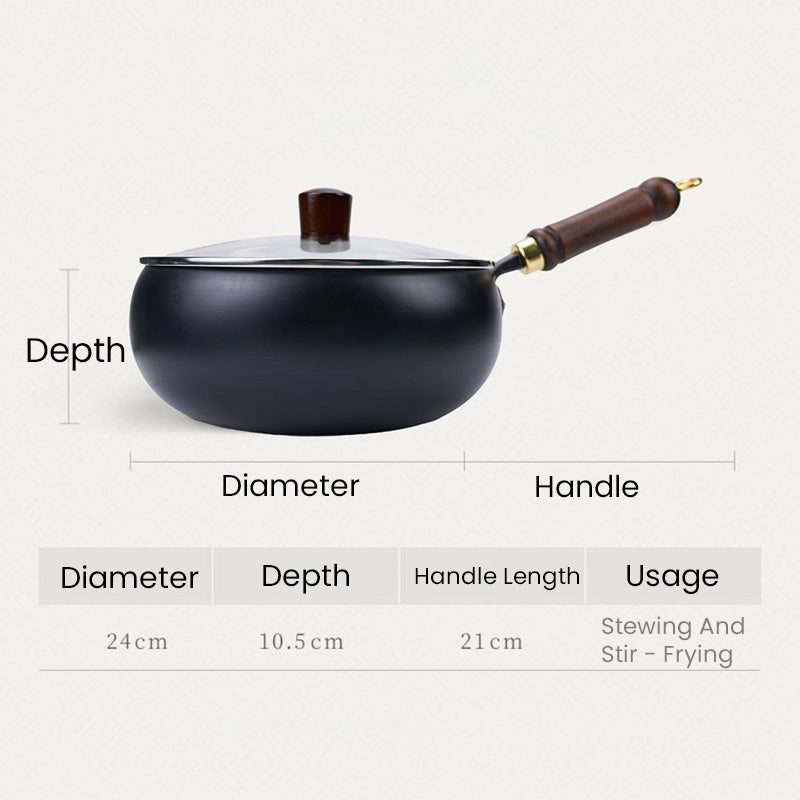 StoViron™ Gietijzeren Pot 4,5L – Klassieke Warmteopslag voor Elke Kookplaat