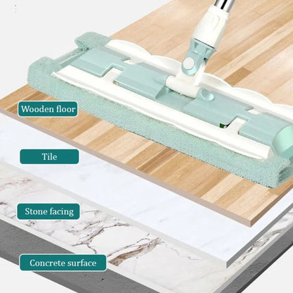 FlexiClean – Telescoop Vloerwisser met 360° Flexibiliteit & Ergonomisch Ontwerp