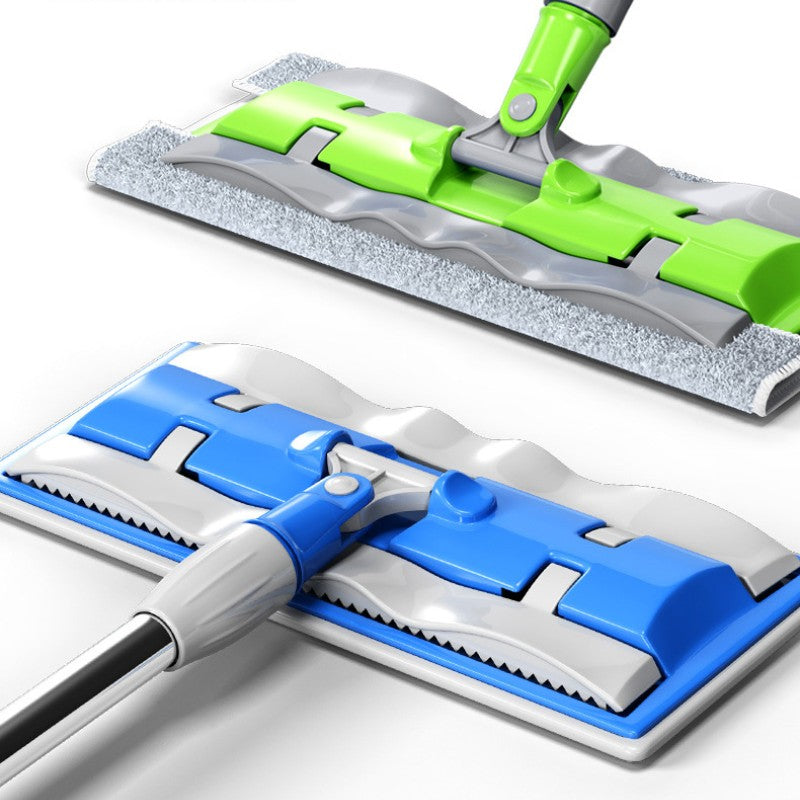 Mopmate™ – Vlakmop met roestvrijstalen steel en herbruikbare, wasbare doeken [50% Korting]