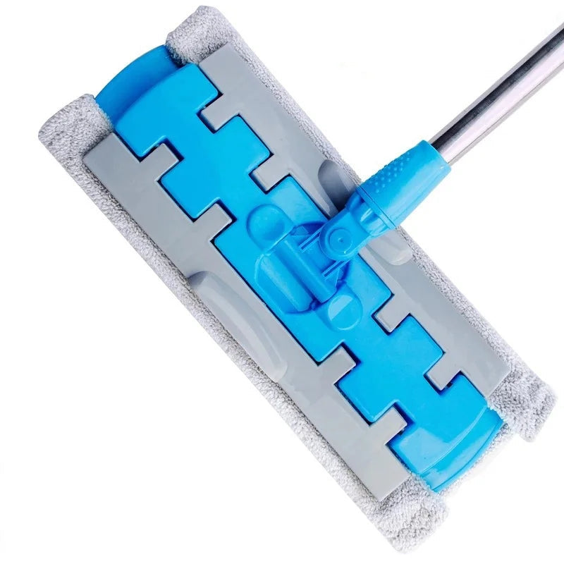Mopmate™ – Vlakmop met roestvrijstalen steel en herbruikbare, wasbare doeken [50% Korting]