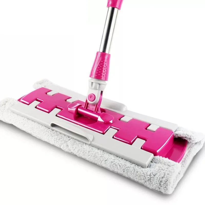 Mopmate™ – Vlakmop met roestvrijstalen steel en herbruikbare, wasbare doeken [50% Korting]