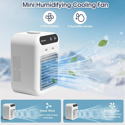 Coolify™ – Mini Draagbare Luchtkoeler en Luchtbevochtiger voor Thuis [50% Korting]