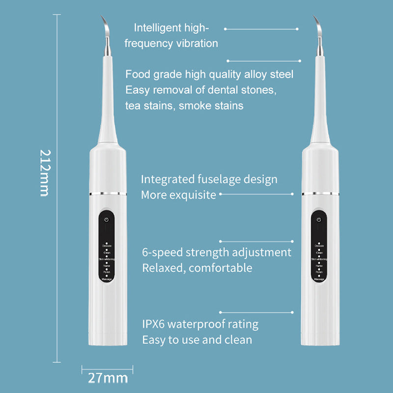 Smilo™ – Multifunctionele Ultrasone Tandsteenverwijderaar voor Grondige Mondzorg [50% Korting]