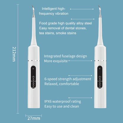 Smilo™ – Multifunctionele Ultrasone Tandsteenverwijderaar voor Grondige Mondzorg [50% Korting]