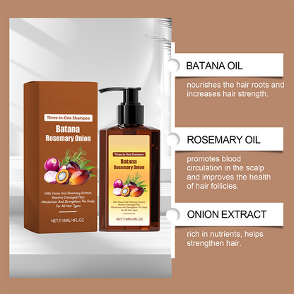 LuxeWash™ 3-in-1 Shampoo – Reiniging, Verzorging & Haargroei [1+1 Gratis]