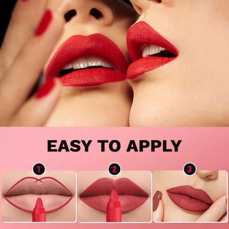 VelvetLine™ – Matte Lipliner voor Langdurige Kleur & Perfect Gedefinieerde Lippen