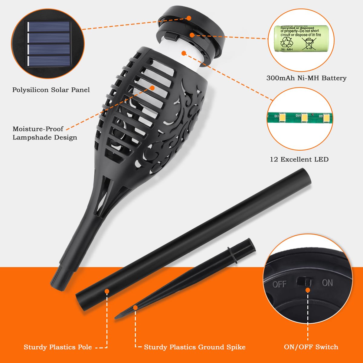 SolarTorch – Warme Zonne-verlichting voor uw Tuin [50% Korting]