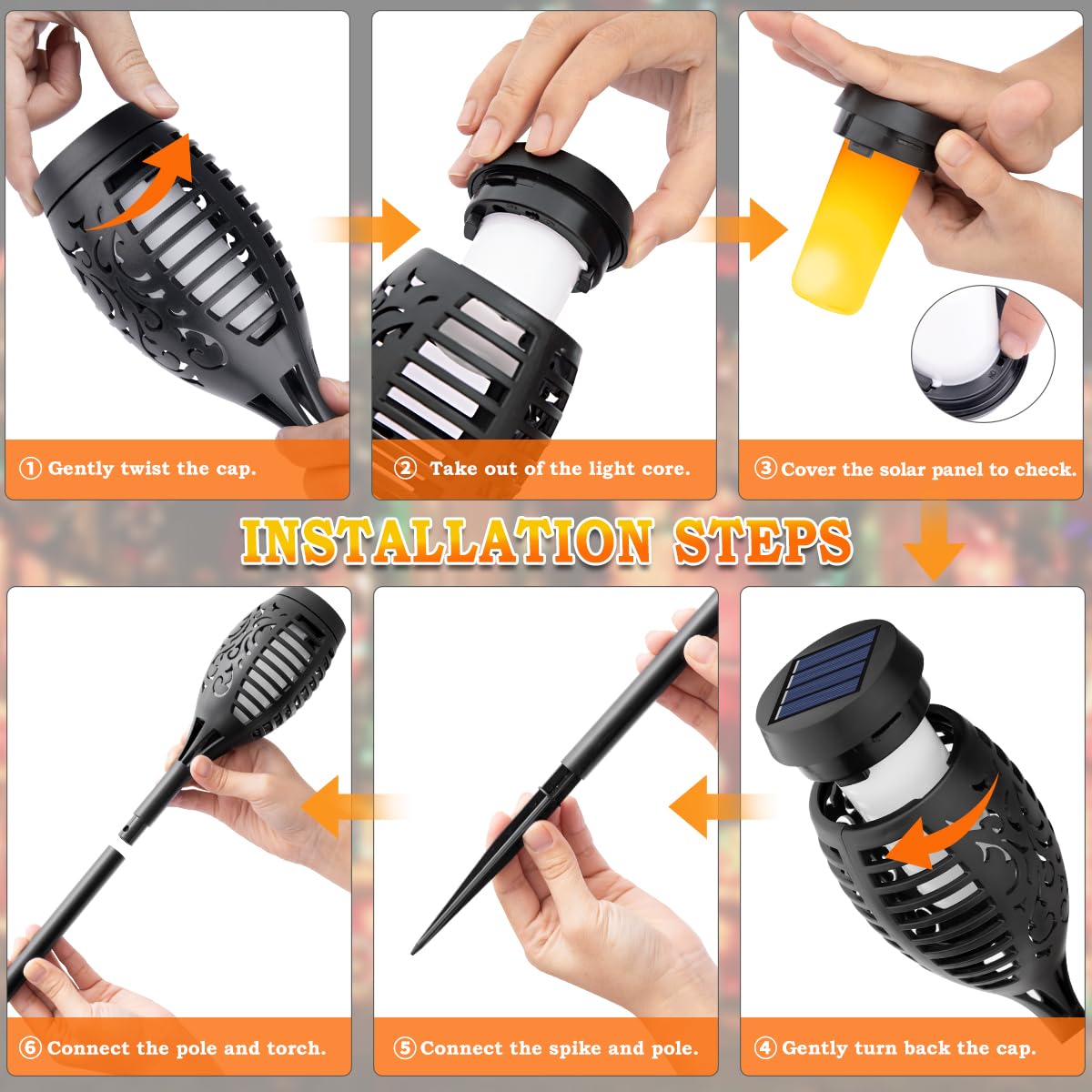 SolarTorch – Warme Zonne-verlichting voor uw Tuin [50% Korting]