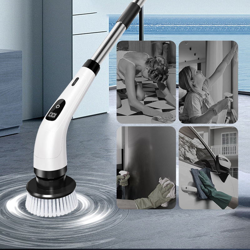 CleanMaster™ – 9-in-1 Elektrische Reinigingsborstel voor Badkamer & Keuken