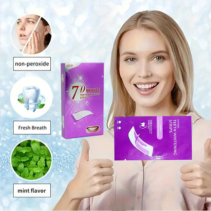 BrightSmile™ Tandbleekstrips – Peroxidevrije Whitening Strips 14 stuks