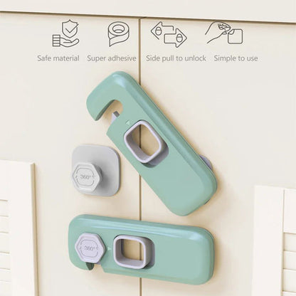FridgeLock™ – Multifunctioneel Kinderslot voor Koelkast & Kasten [1+1 Gratis]