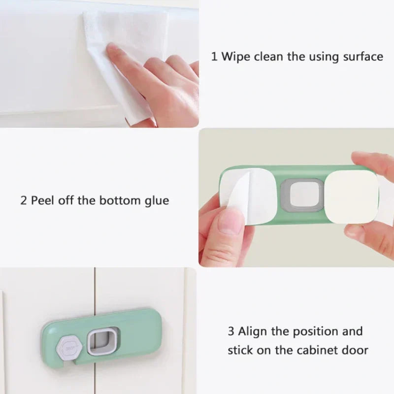 FridgeLock™ – Multifunctioneel Kinderslot voor Koelkast & Kasten [1+1 Gratis]