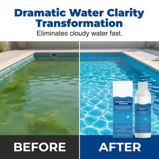 AquaClear™ – Kristalhelder water moeiteloos zonder groen water en agressieve chemicaliën [1 + 1 Gratis]