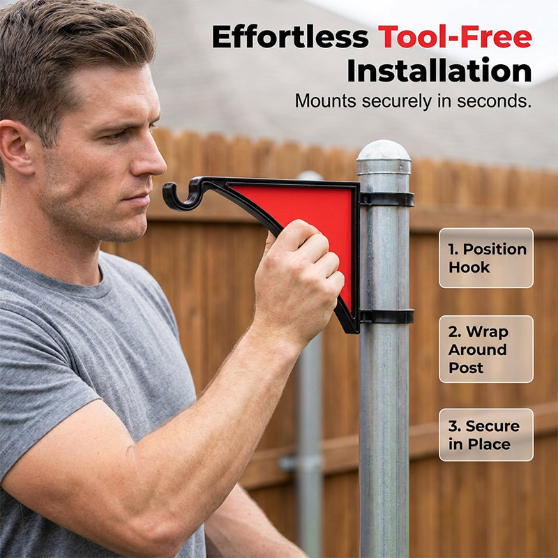 GardenFence™ – Hekpaalhaak voor Tuindecoratie zonder Boren