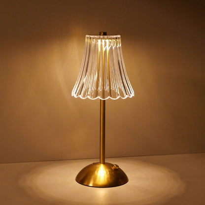 Draadloze tafellamp met touch-dimmer en accu in retro-design