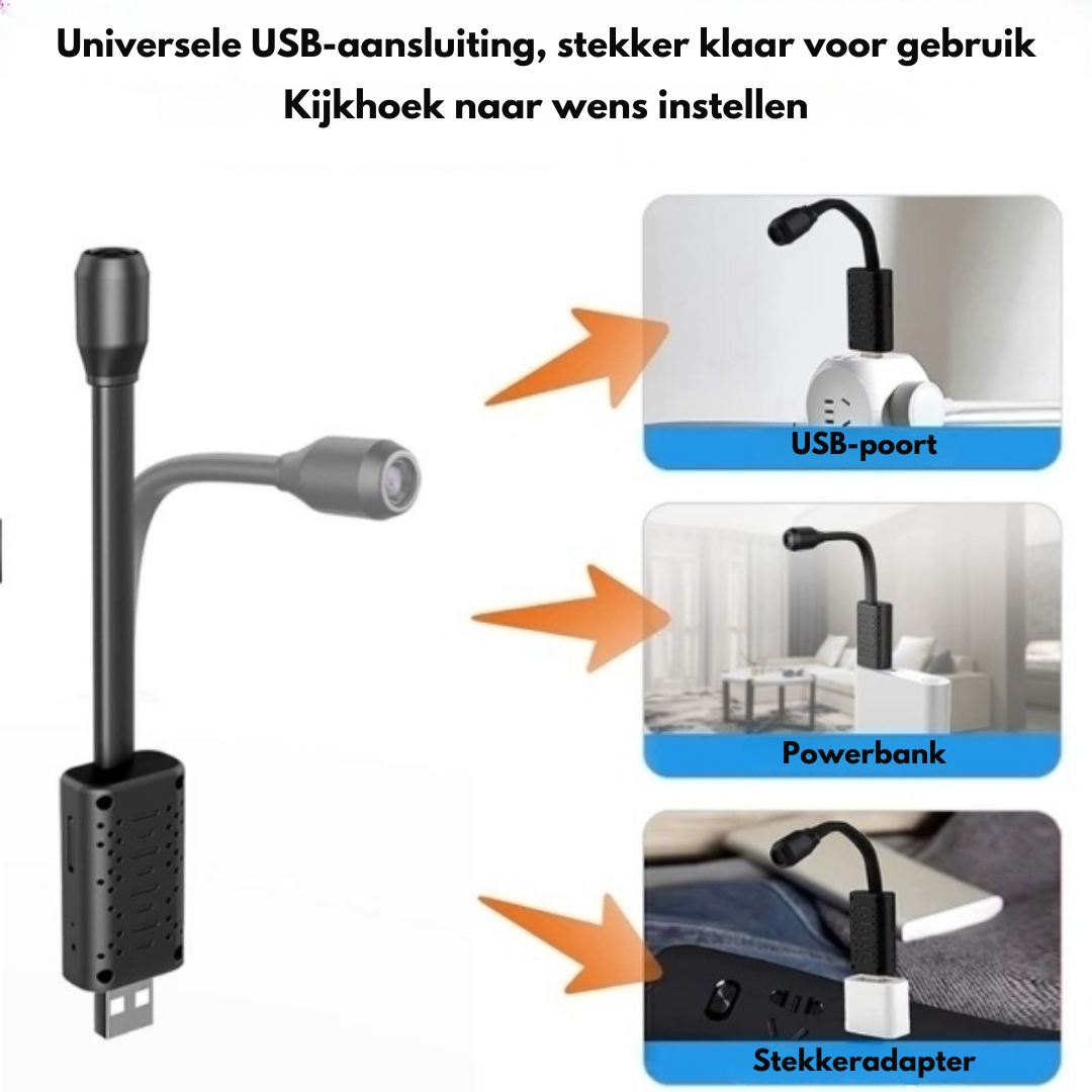 SpyEye – Mini-bewakingscamera voor betrouwbare veiligheid [50% korting]