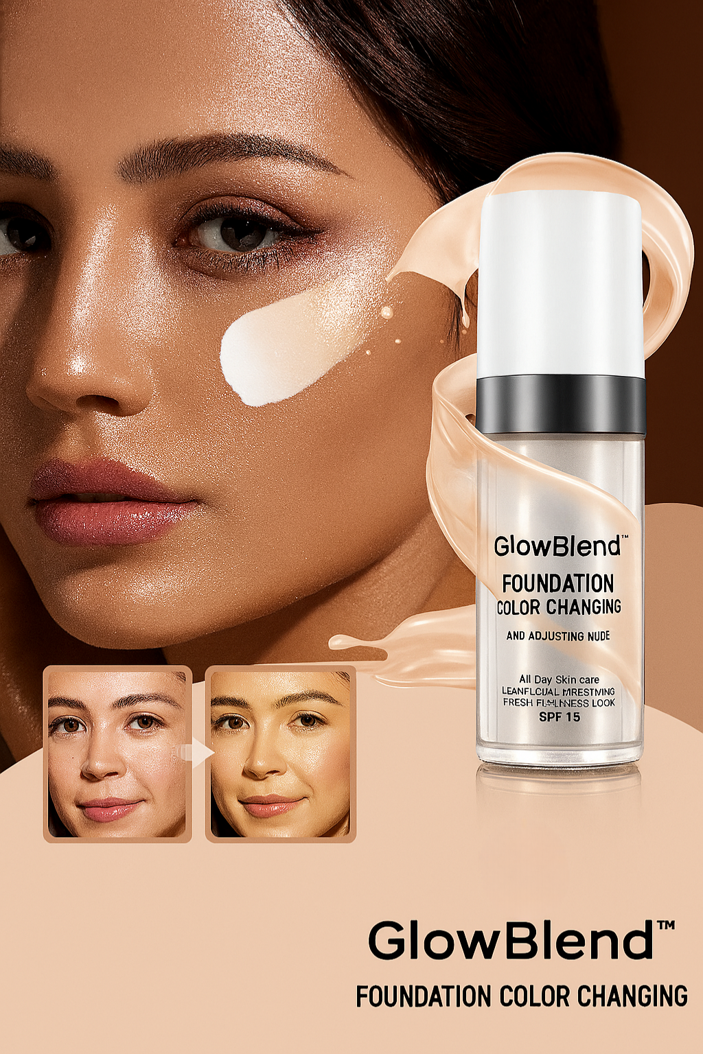 GlowBlend™ – De revolutie voor rijpe huid voor een jeugdige uitstraling [1 + 1 Gratis]