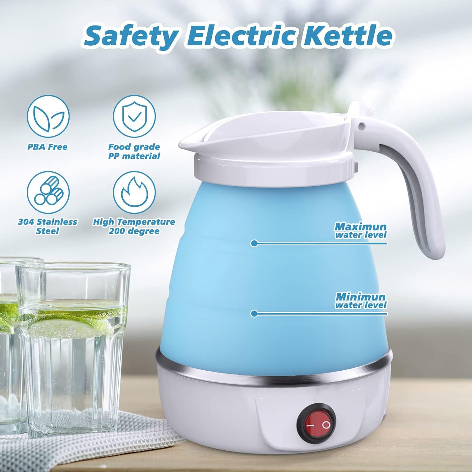 50% Korting | ElectricFold™ – Opvouwbare Waterkoker voor Onderweg [Laatste dag korting]