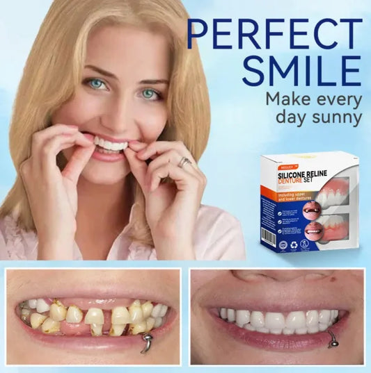 SmileReline™ – Comfortabele siliconen liniaalprothese set | 1 + 1 gratis