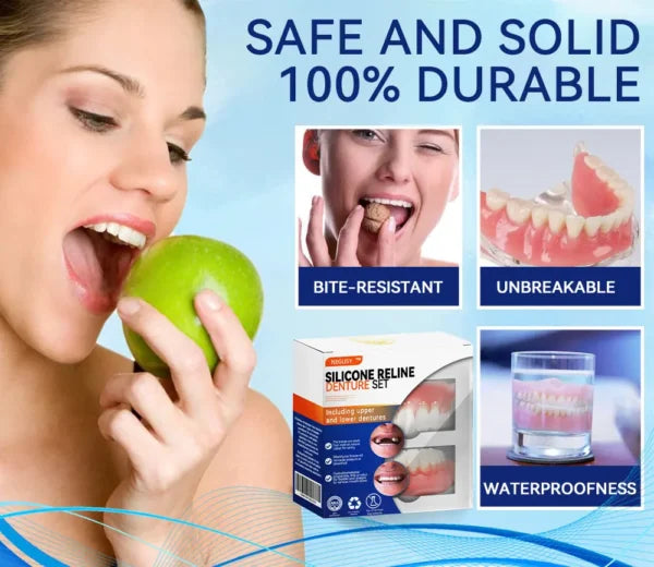 SmileReline™ – Comfortabele siliconen liniaalprothese set | 1 + 1 gratis