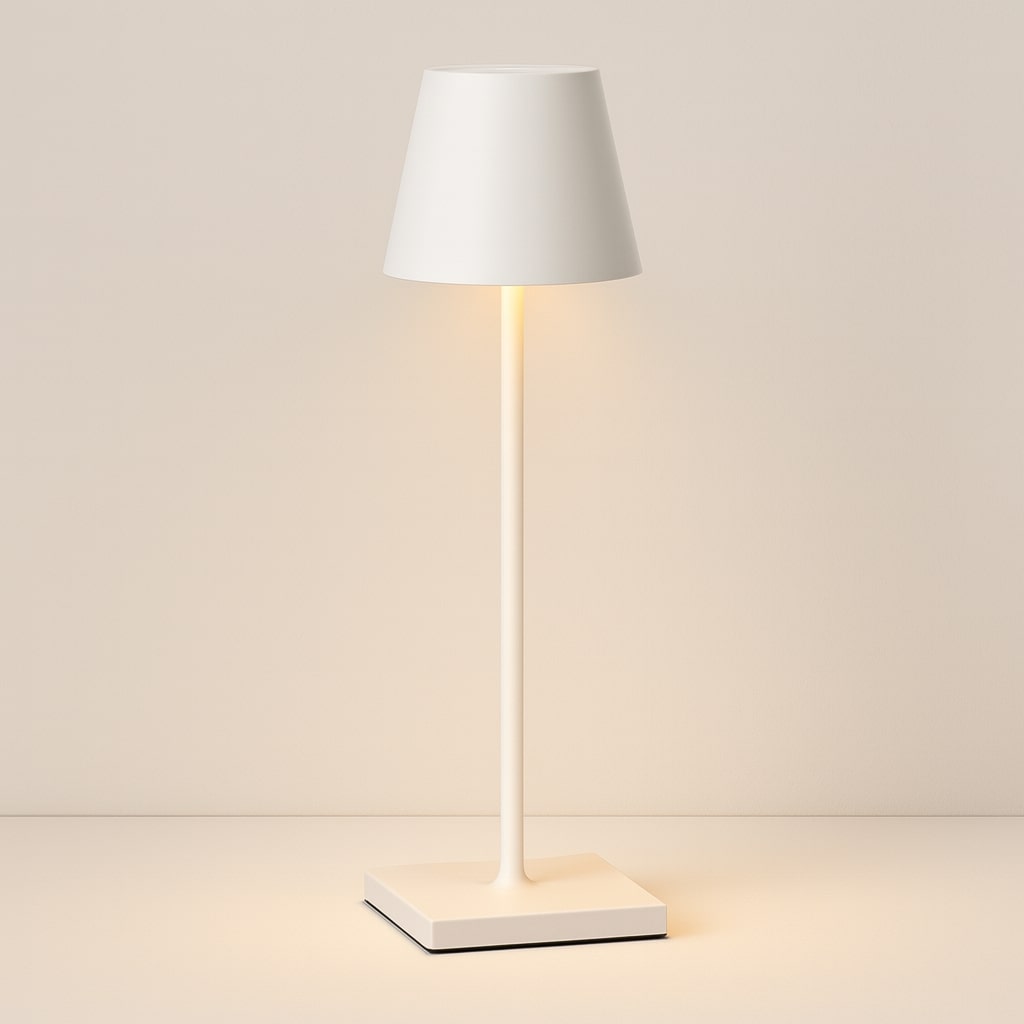 Draadloze LED-tafellamp met touch-dimmer en USB-C accu