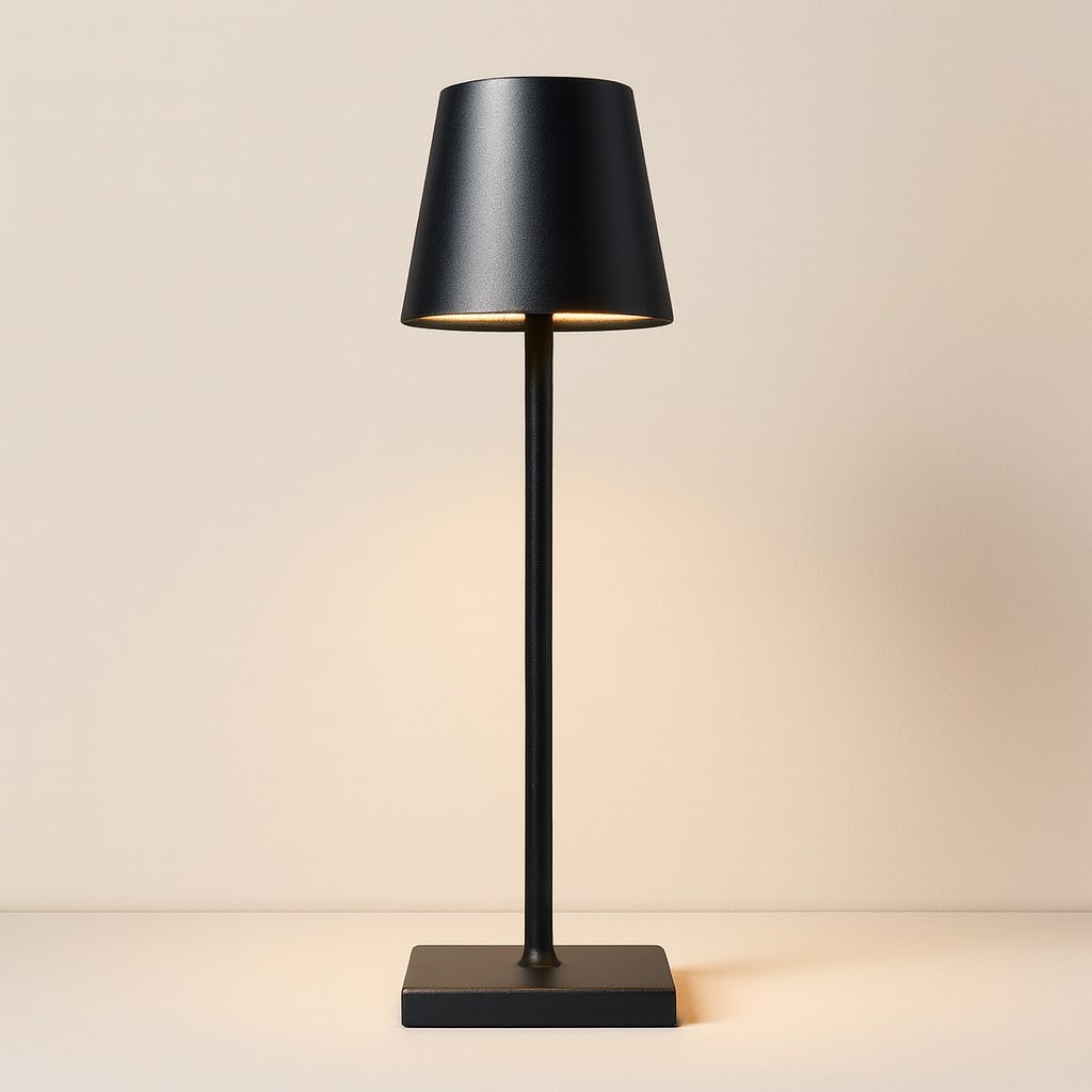 Draadloze LED-tafellamp met touch-dimmer en USB-C accu