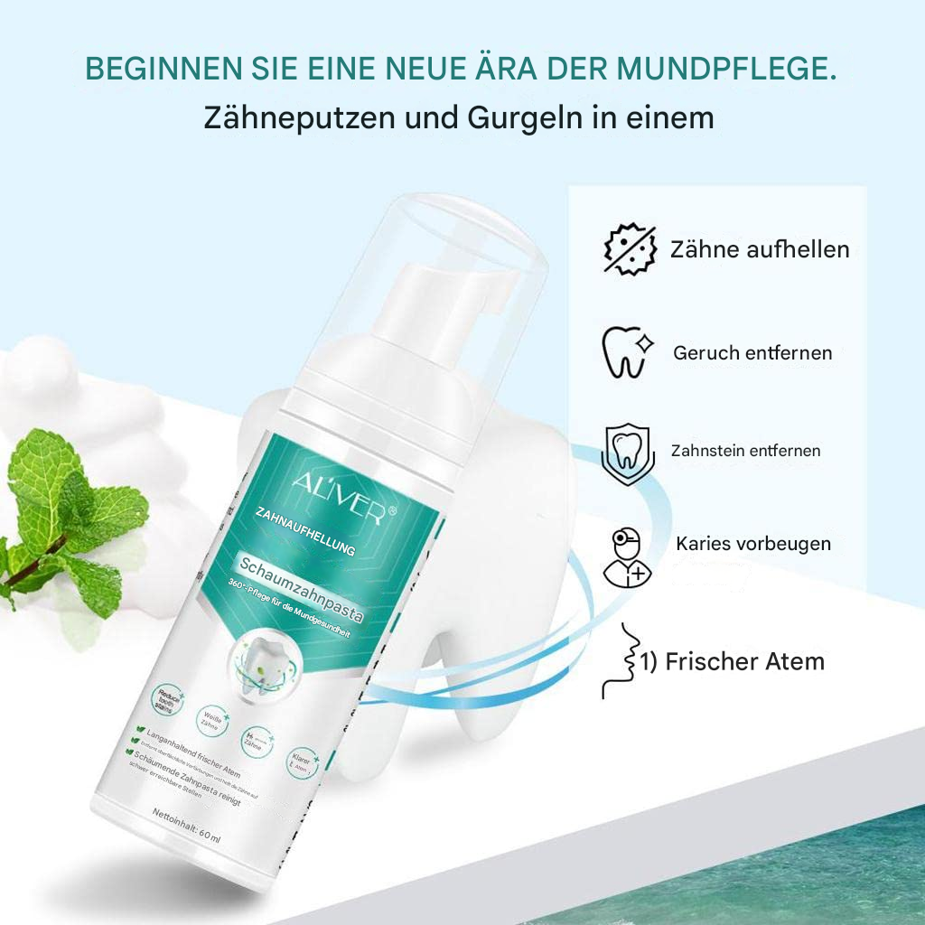JustWhite™ Schuimtandpasta – Witte Tanden & Frisse Adem [1+1 Gratis]