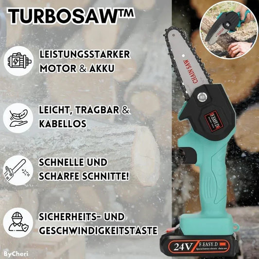 TurboSaw™ Draadloze mini-kettingzaag voor veelzijdig gebruik [50% Korting]
