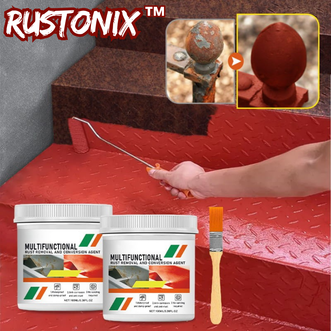 Rustonix™ – Roestverwijderaar en conversielak voor langdurige bescherming [1 + 1 Gratis]