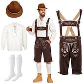 Heren Lederhosen-set in Beierse Trachten-stijl voor Oktoberfest