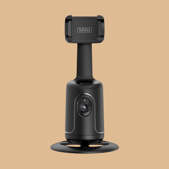 GimBot™ – Auto-tracking telefoonhouder met 360° gezichtsherkenning en geïntegreerd selfielicht [50% Korting]