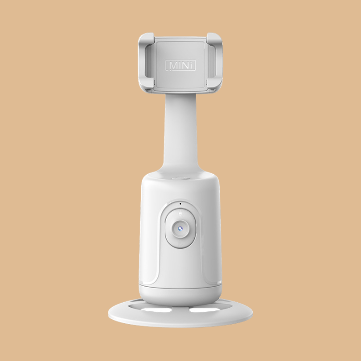 GimBot™ – Auto-tracking telefoonhouder met 360° gezichtsherkenning en geïntegreerd selfielicht [50% Korting]