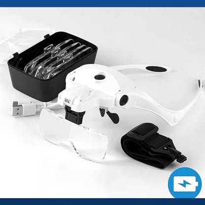 FocusLens™ – Loep-hoofdband met fel LED-licht voor nauwkeurig werken [50% Korting]