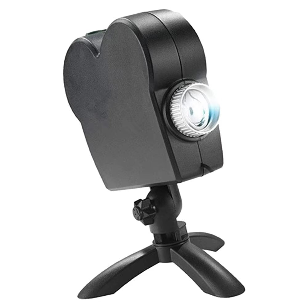 Halloween projector met 12 griezelvideos, statief en scherm