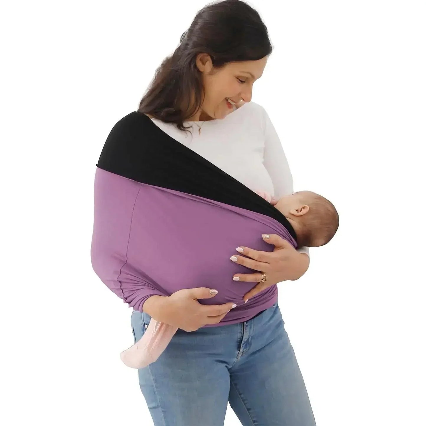 CuddleNest – Elastische Babydraagdoek van Biologisch Katoen | Veilig & Comfortabel