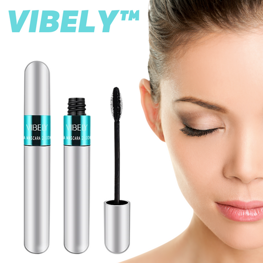 Vibely™ – 4D wimpermascara van zijdefibers voor volle, lange & soepele wimpers [1 + 1 Gratis]