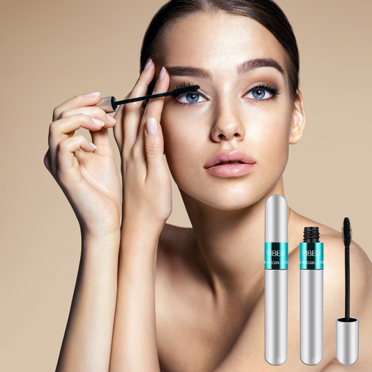 Vibely™ – 4D wimpermascara van zijdefibers voor volle, lange & soepele wimpers [1 + 1 Gratis]