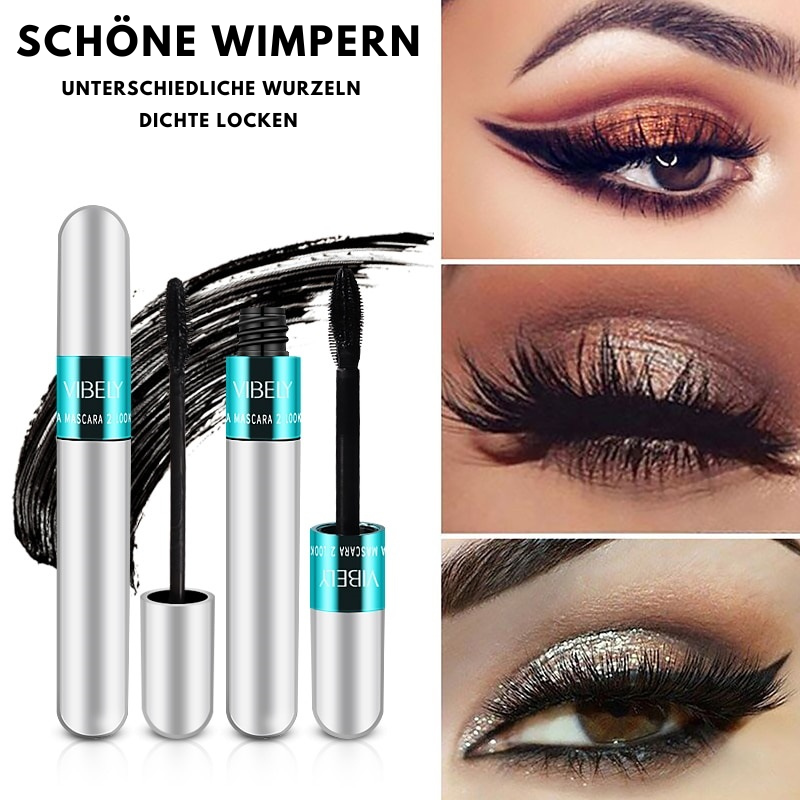 Vibely™ 4D Zijdefiber Mascara – Volle & Lange Wimpers [1+1 Gratis]