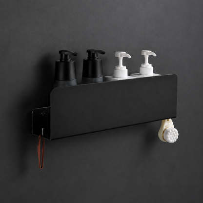 Wandplank badkamer van aluminium – open, stabiel, wandgemonteerd