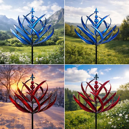 WindBloom™ – Windspel Tuindecoratie met Lotus-ontwerp | Roestvrij
