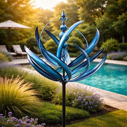 WindBloom™ – Windspel Tuindecoratie met Lotus-ontwerp | Roestvrij